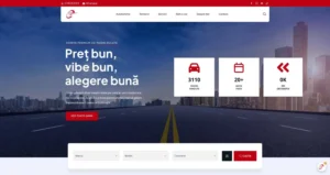Eurocars - captură de ecran a site-ului