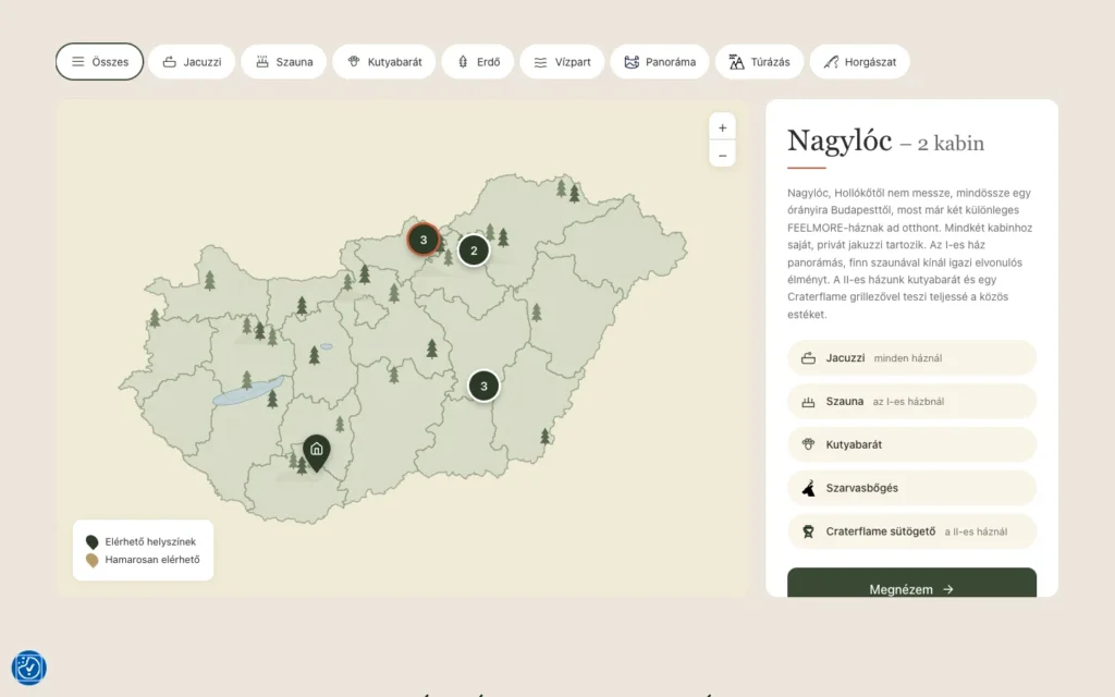 FeelMore website screenshot