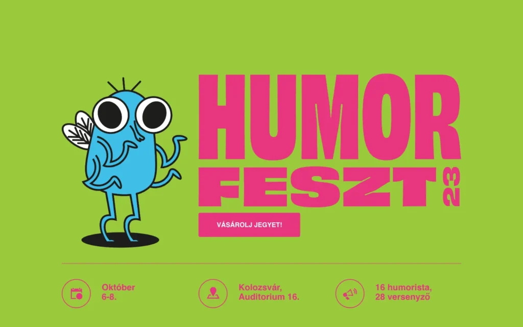 Humorfeszt weboldal képernyőképe