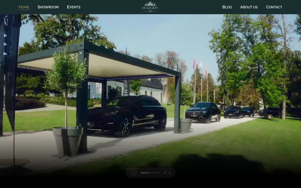 Hy Society Global weboldal képernyőképe